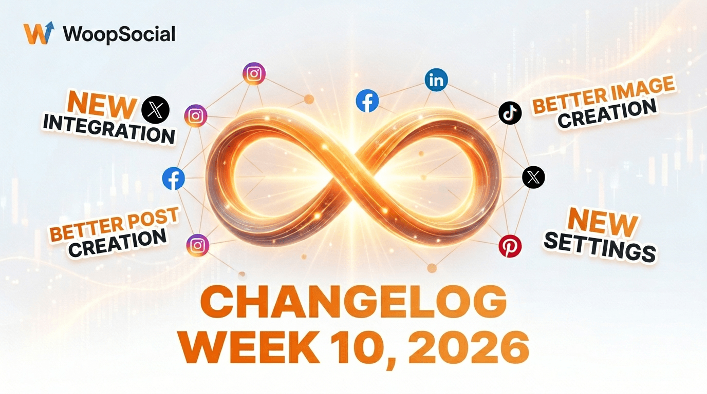 WoopSocial Changelog Week 10 2026
