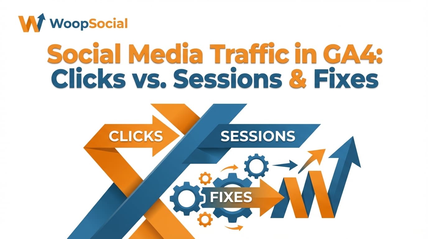 GA4 social clicks sessions fix