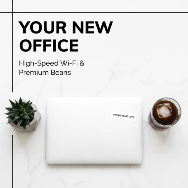 Example social media content created with WoopSocial 3