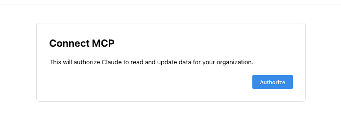 Authorize WoopSocial MCP connection in browser