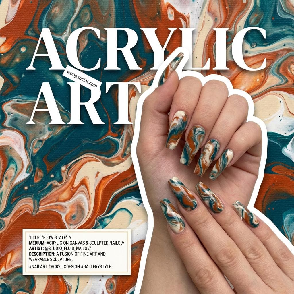 Abstract Fluid Art Acrylics