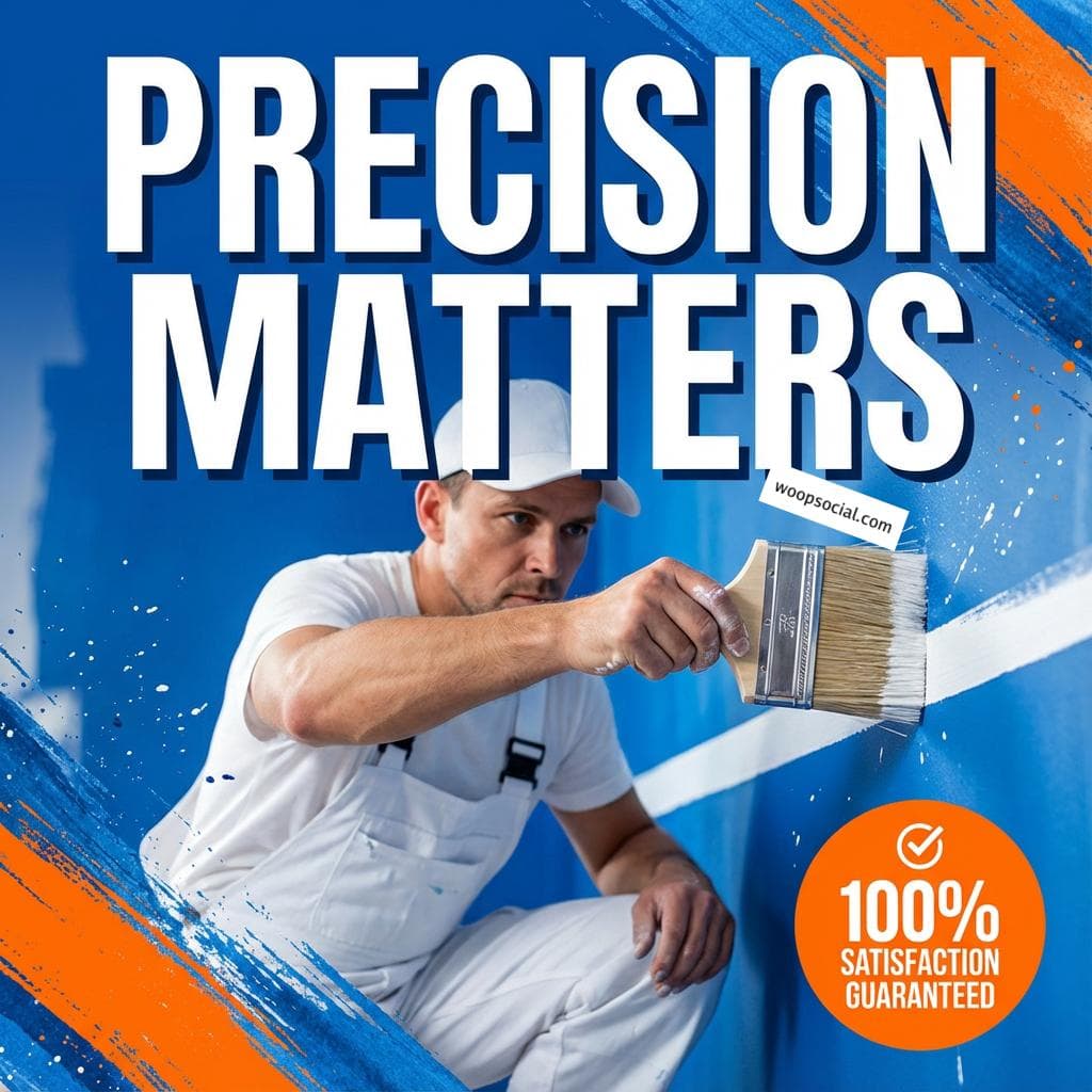 Action Shot Professional Painter