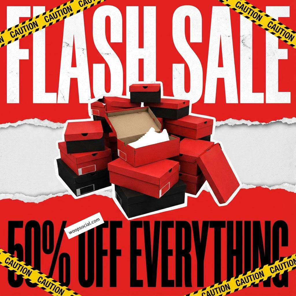 Bold Red Flash Sale