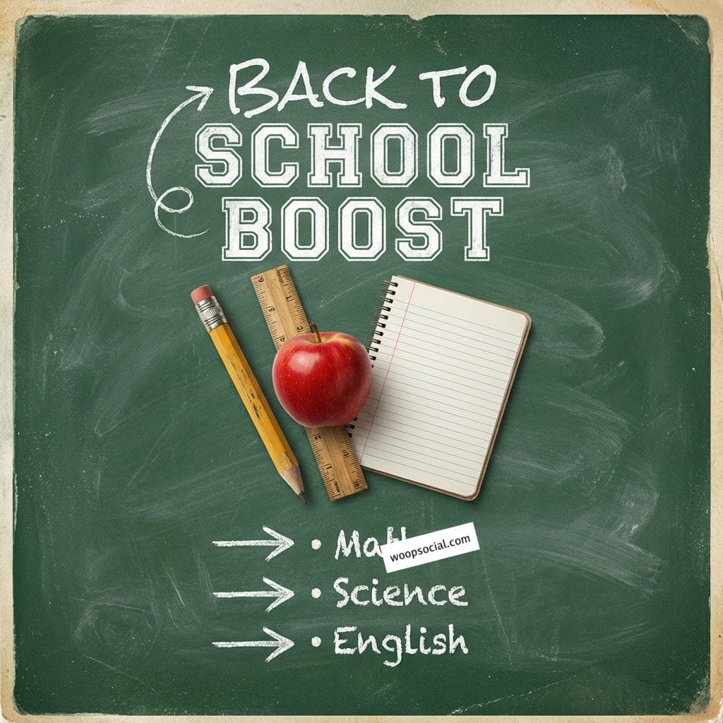 Classic Chalkboard Back to School