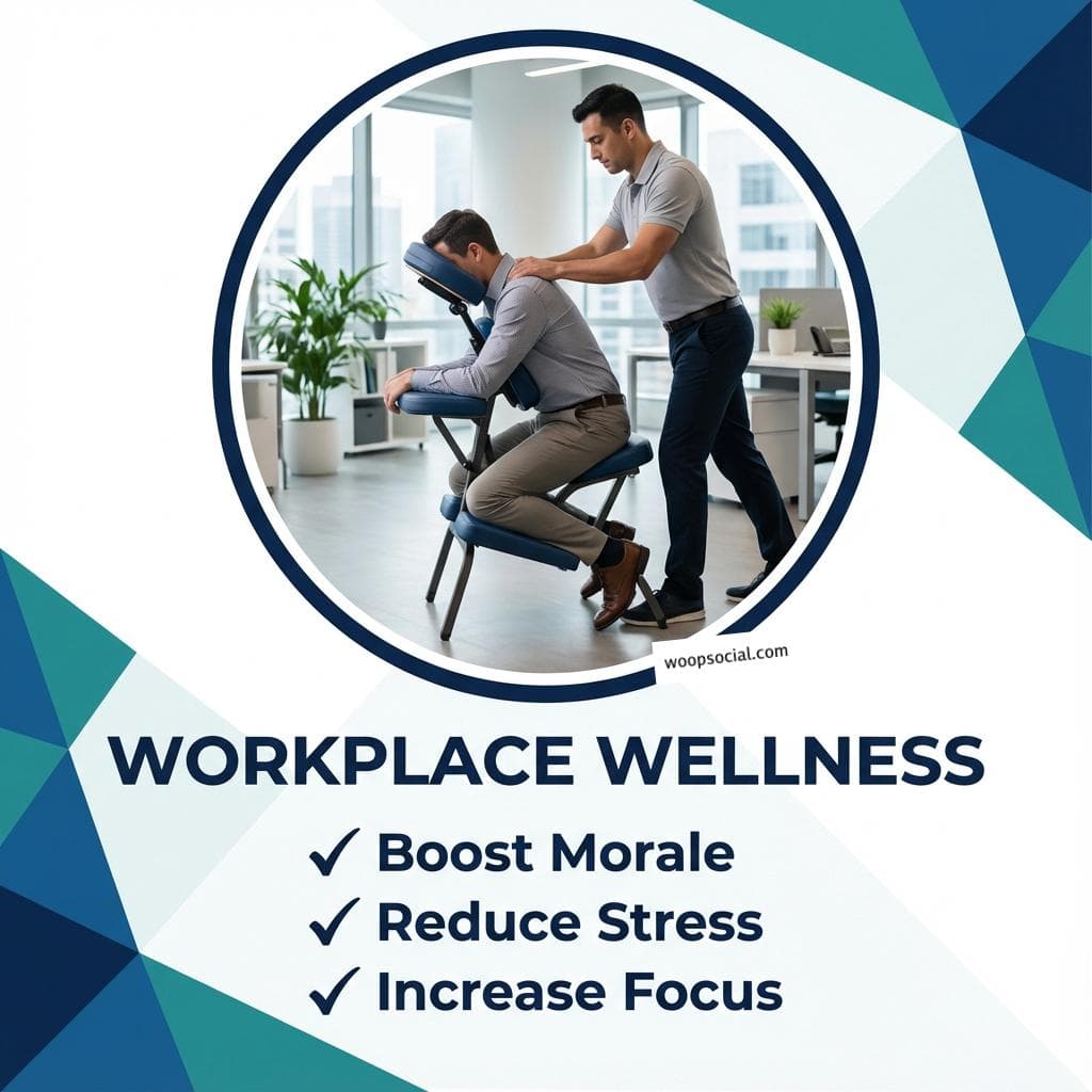 Corporate Chair Massage Geometric