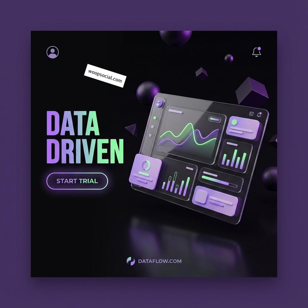 Dark Mode Glassmorphism Dashboard