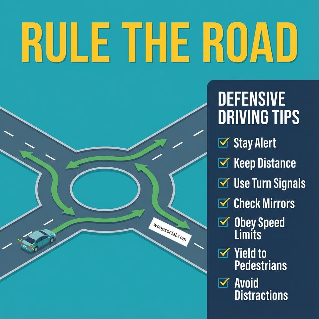 Defensive Driving Safety Graphic