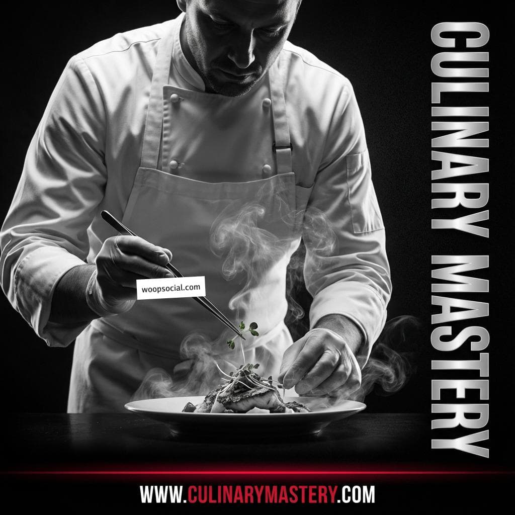 Dynamic Chef Action Shot