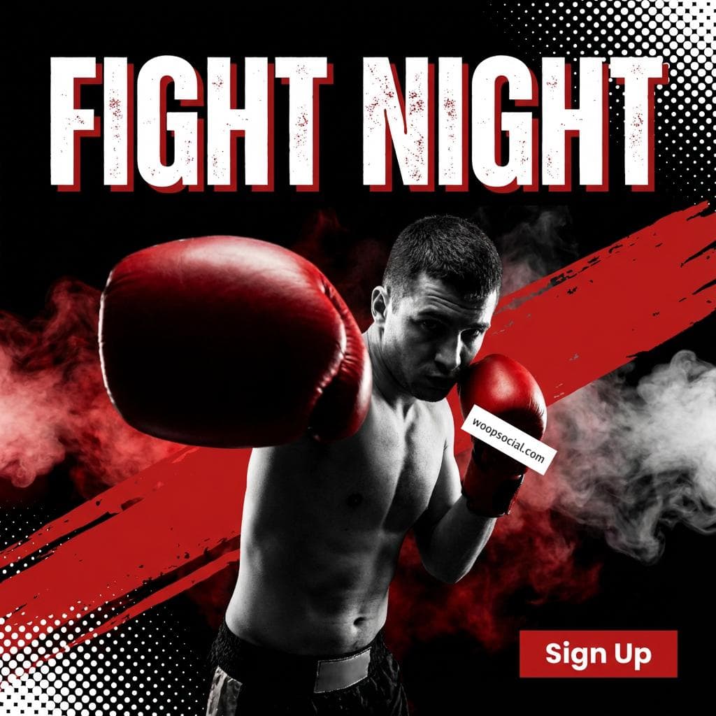 Dynamic Red Boxing Promo