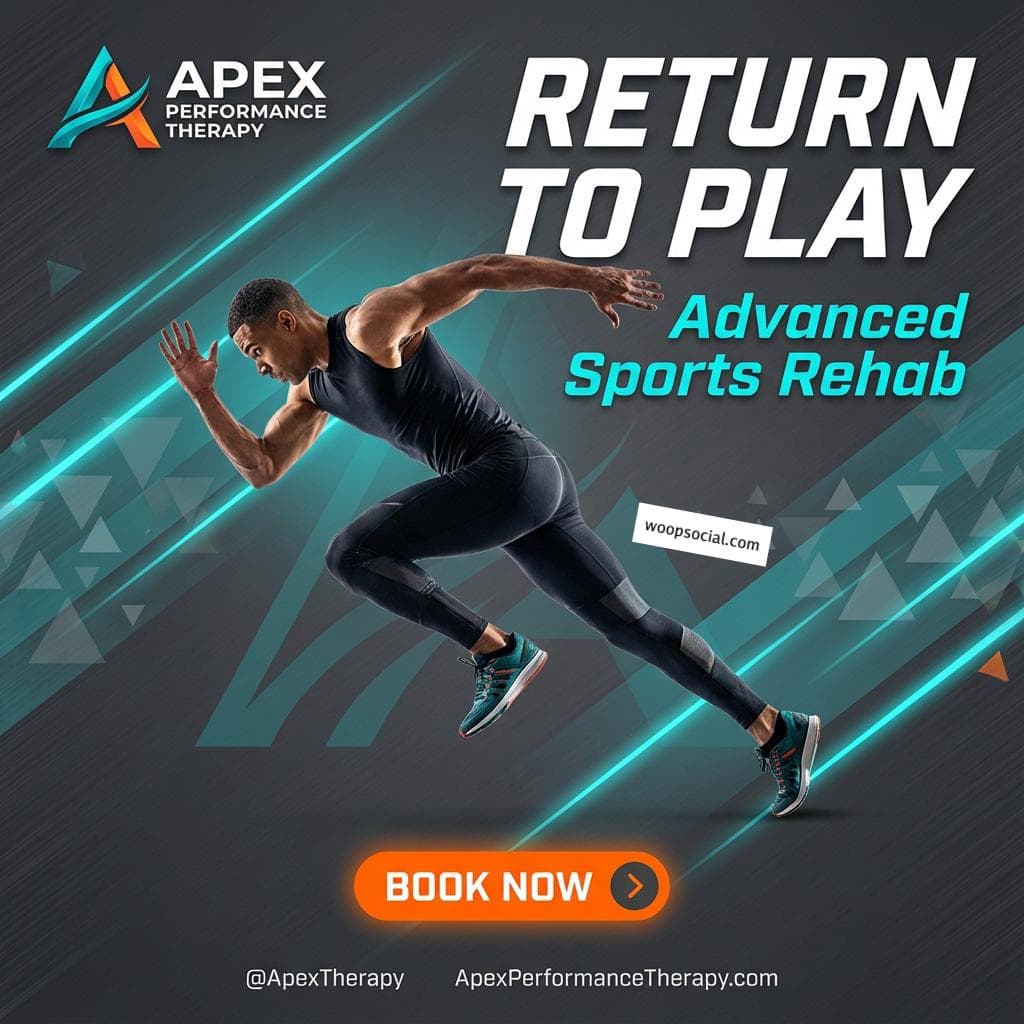 Dynamic Sports Recovery Flyer