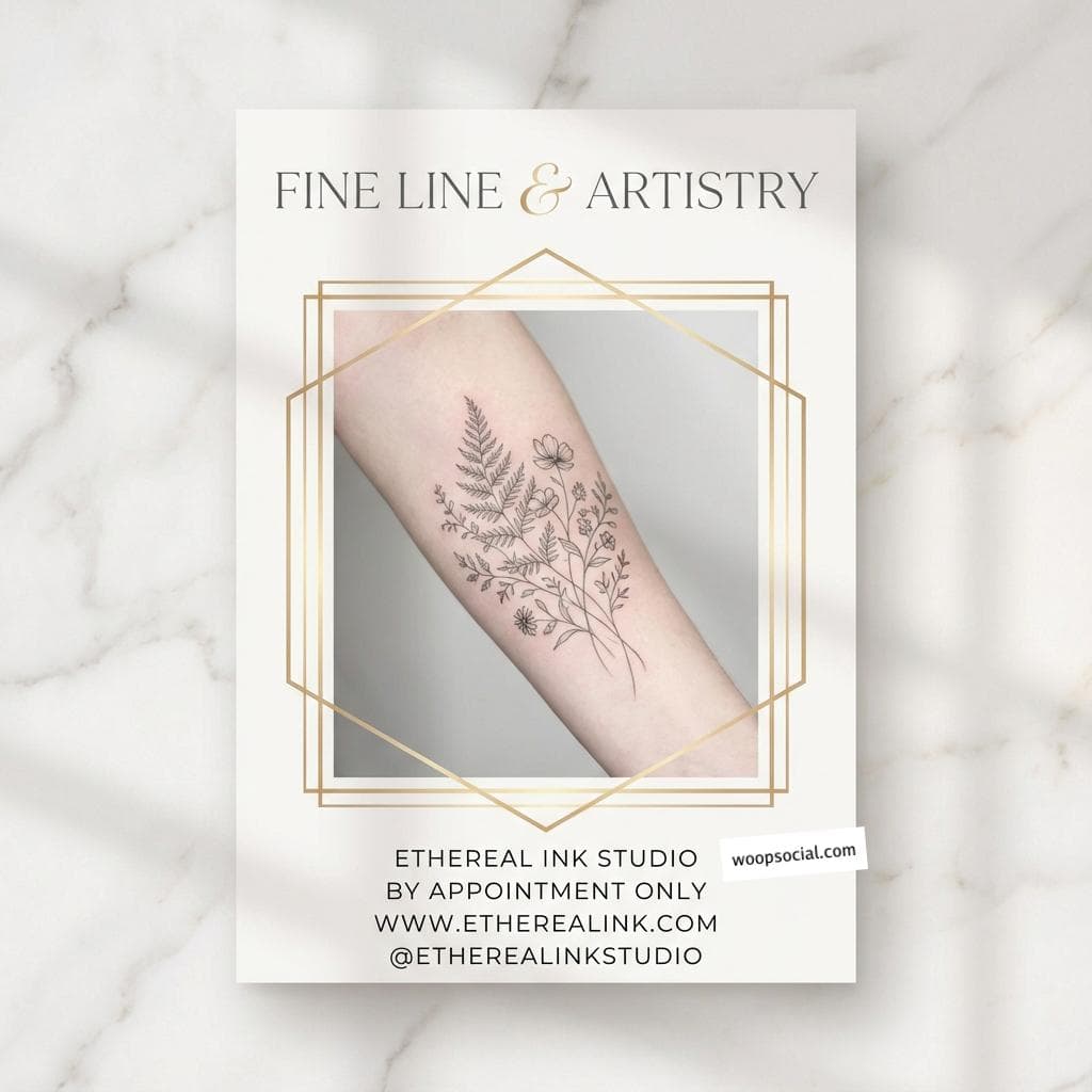 Elegant Fine Line Minimalist