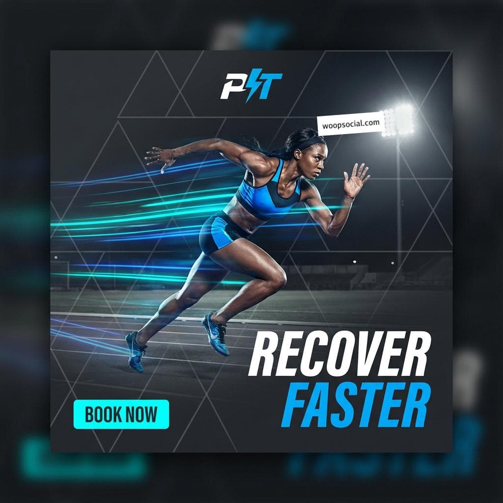 Elite Athlete Sports Recovery Flyer