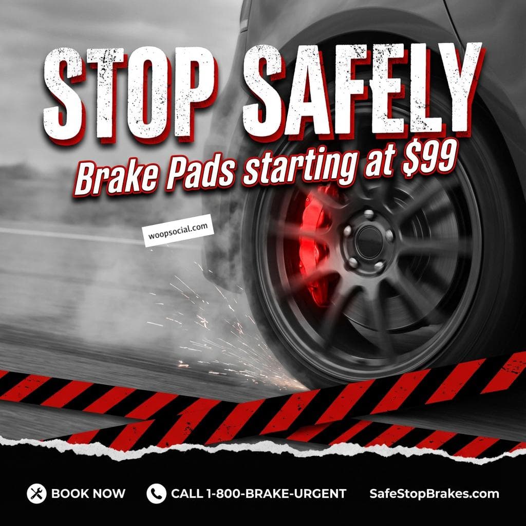 Emergency Brake Repair Bold Flyer