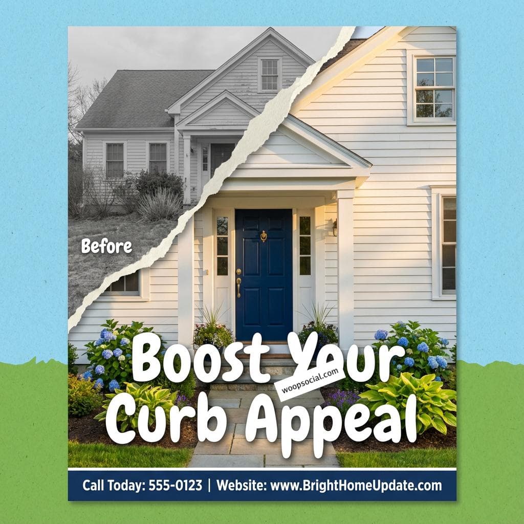 Exterior Curb Appeal Transformation
