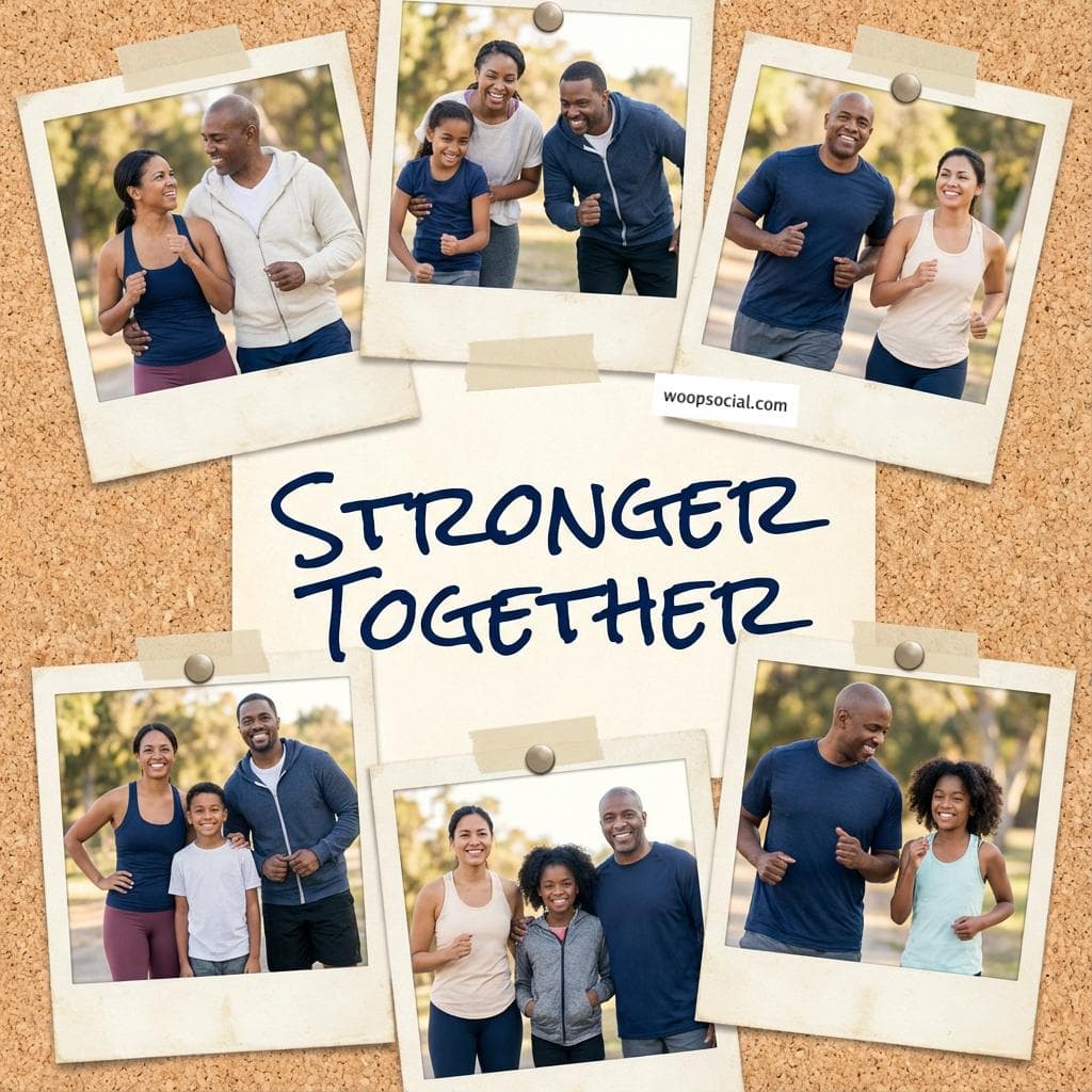 Family Bond Polaroid Collage