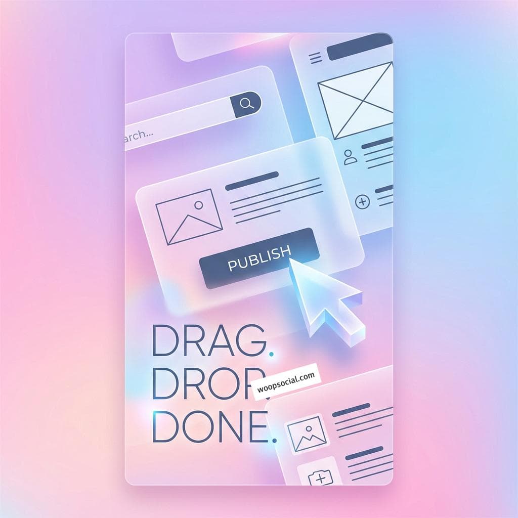 Glassmorphism UI Design Abstract