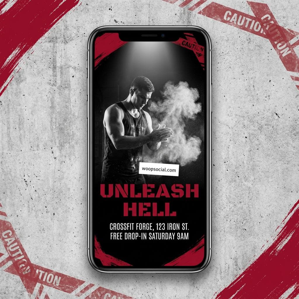 Gritty Industrial Strength Flyer