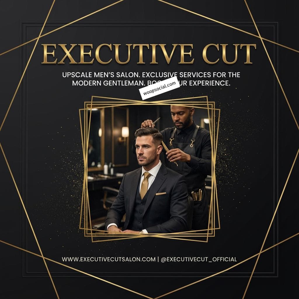 Luxury Gold Elite Service Flyer