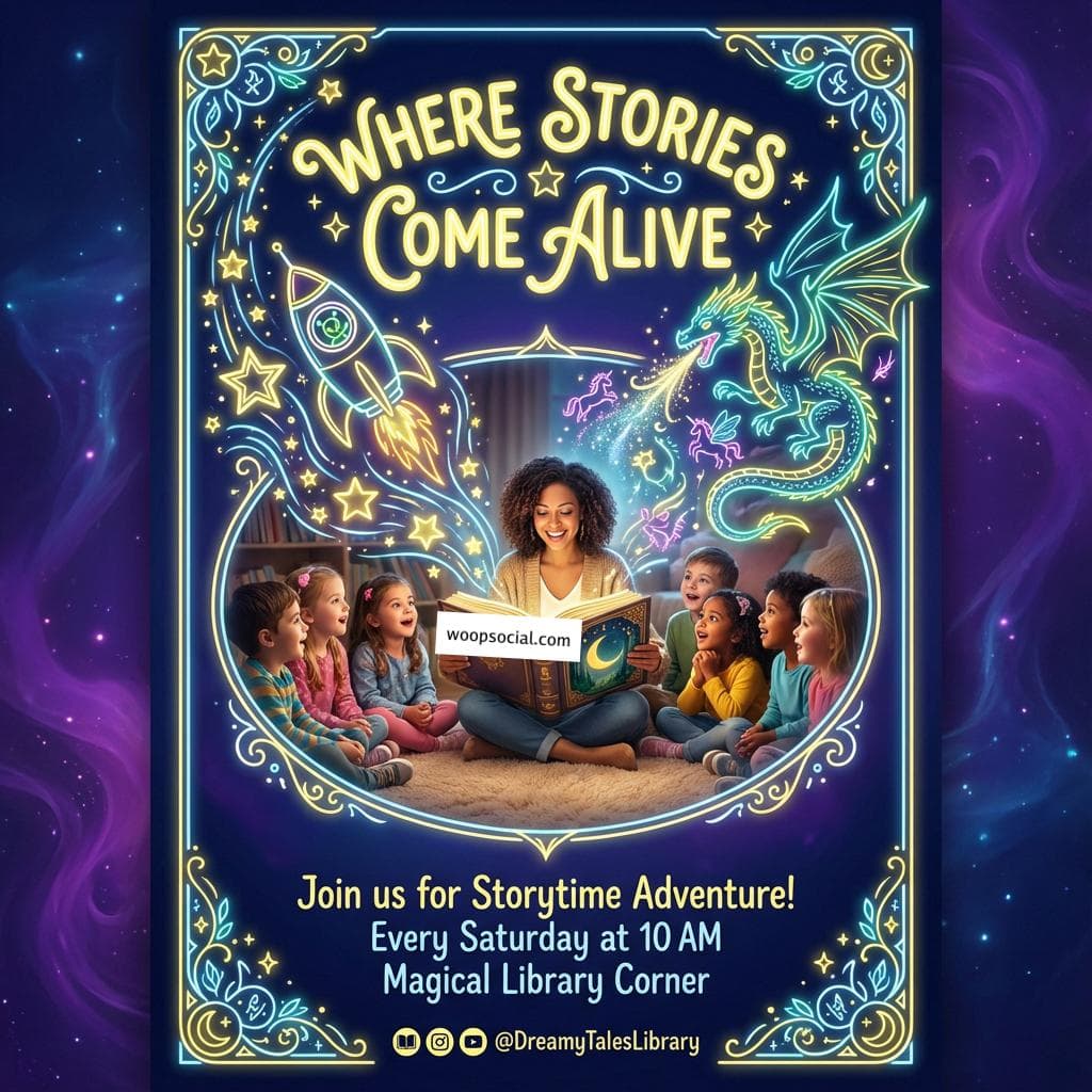 Magical Storytime Illustration