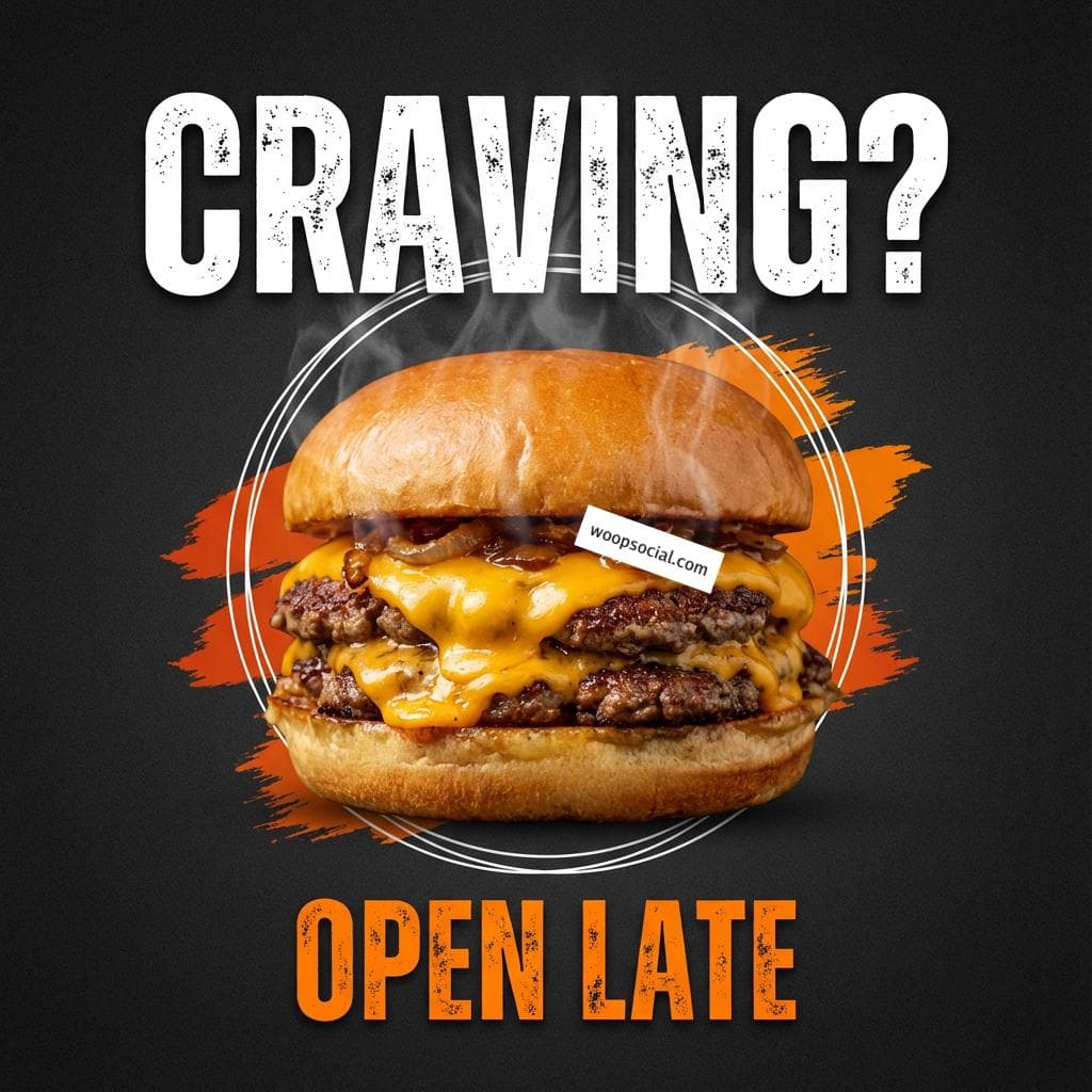 Midnight Smash Burger Visual Feast