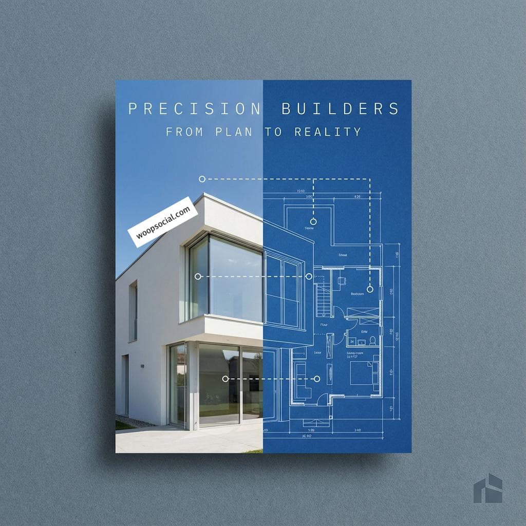 Minimalist Blueprint Architect Style