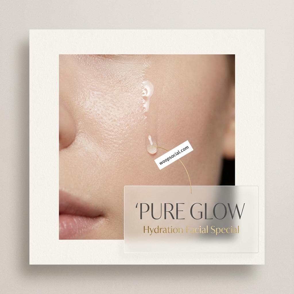 Minimalist Glow Skincare Promo