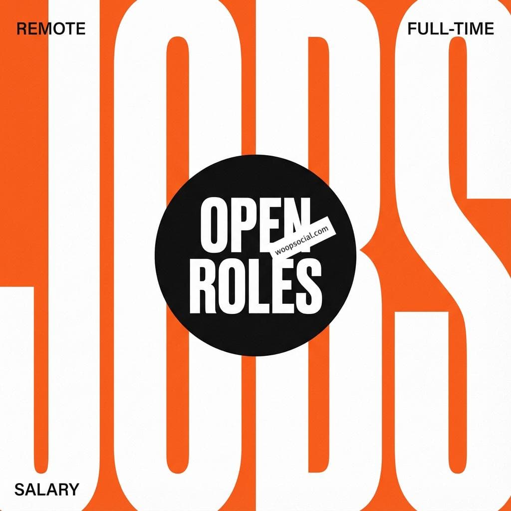 Minimalist Typography Job Alert