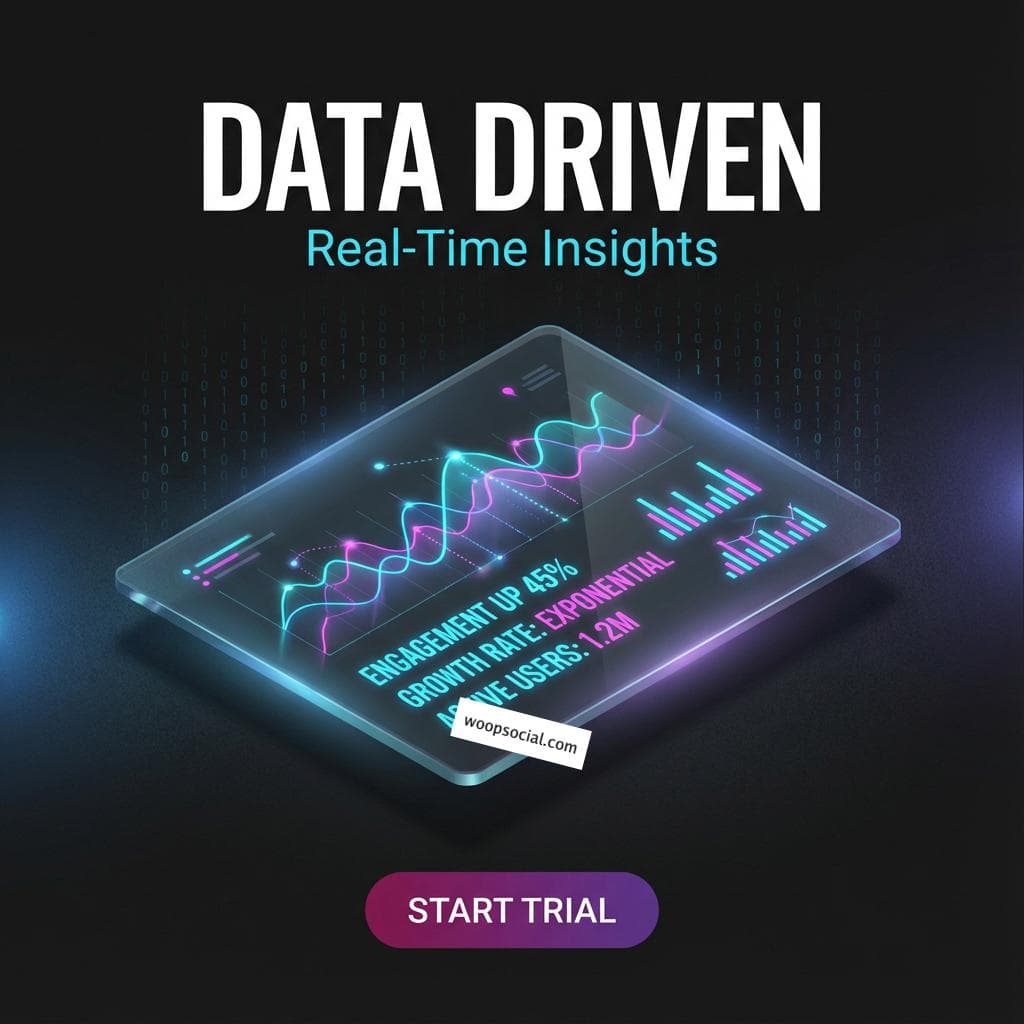 Neon Dark Mode Data Dashboard