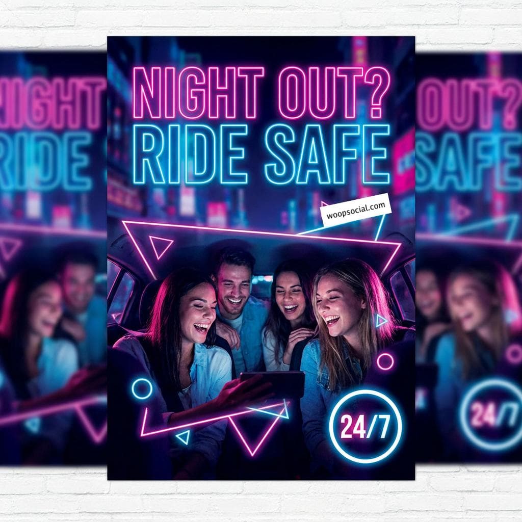 Neon Nightlife Party Ride