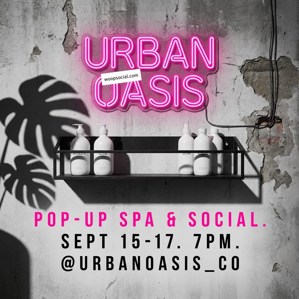 Neon Urban Concrete Spa