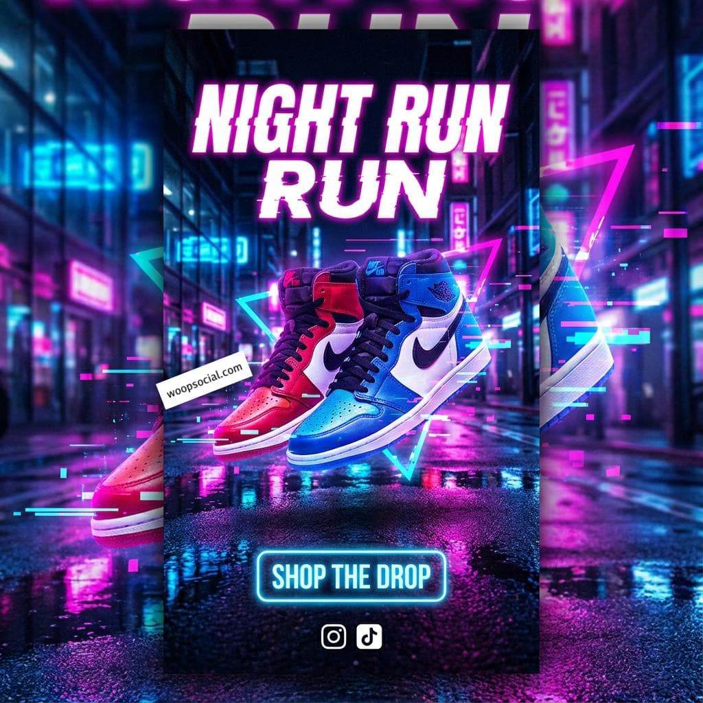 Neon Urban Streetwear Drop