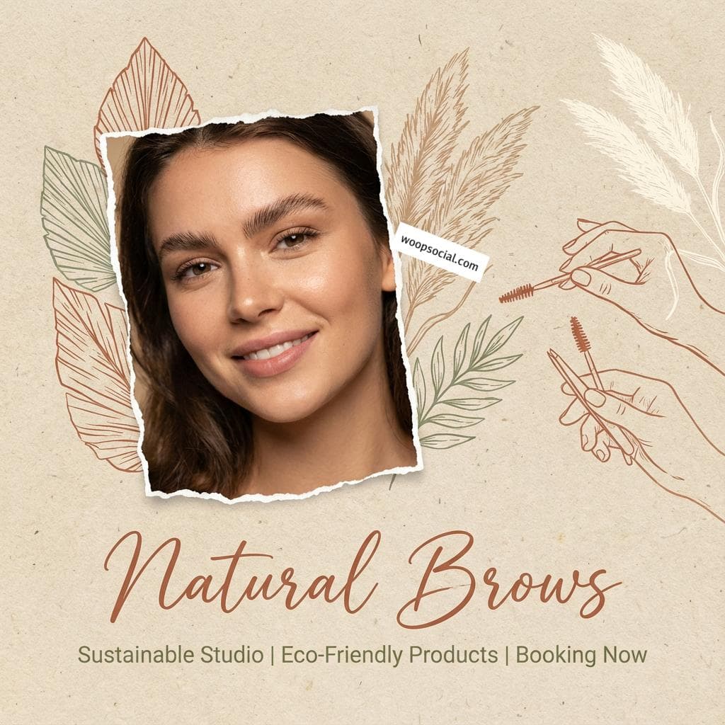 Organic Boho Botanical Brow Studio