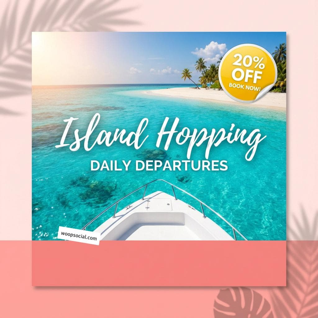 Paradise Island Boat Tour Flyer