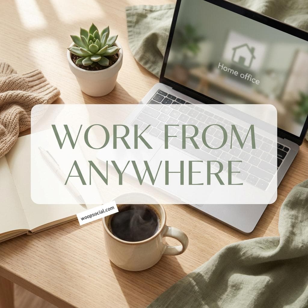 Remote Work Lifestyle Aesthetic