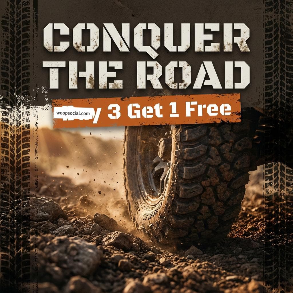 Rugged All Terrain Tire Promo