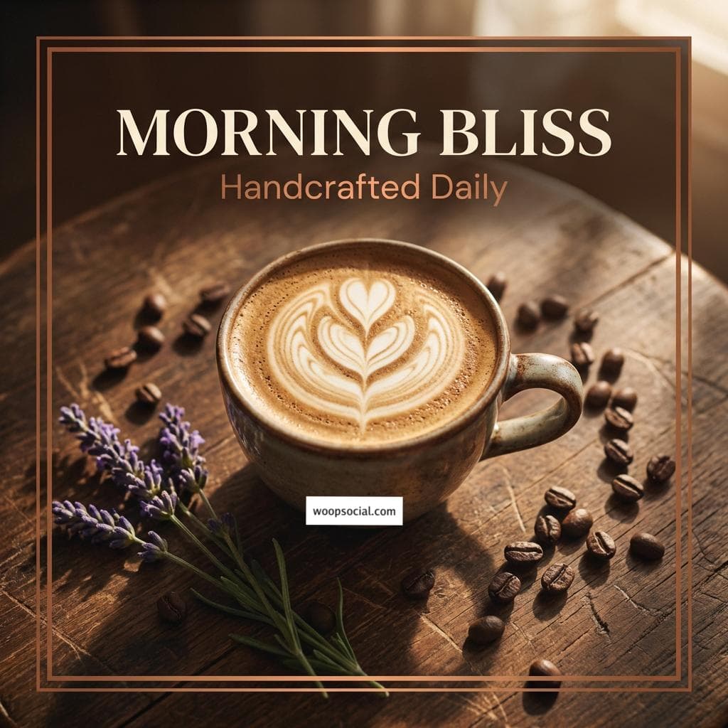 Rustic Artisan Morning Brew Flyer