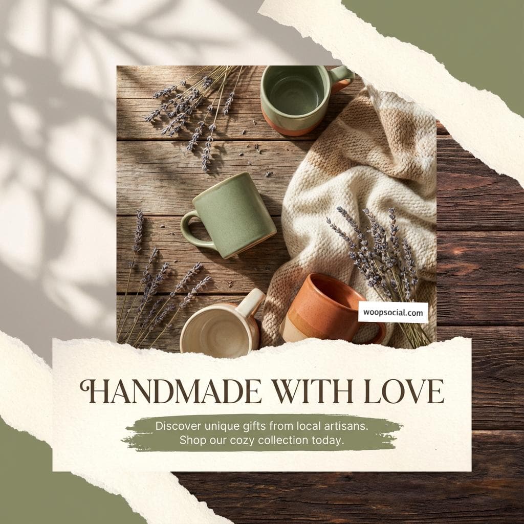 Rustic Artisanal Handcrafted Showcase