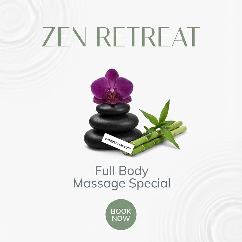 Serene Bamboo Zen Spa Retreat