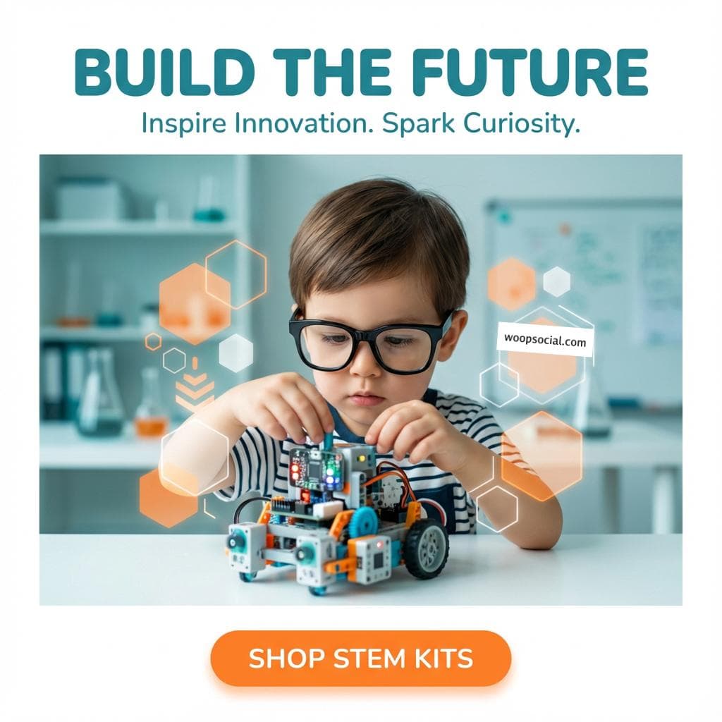 Smart Kids STEM Learning Flyer