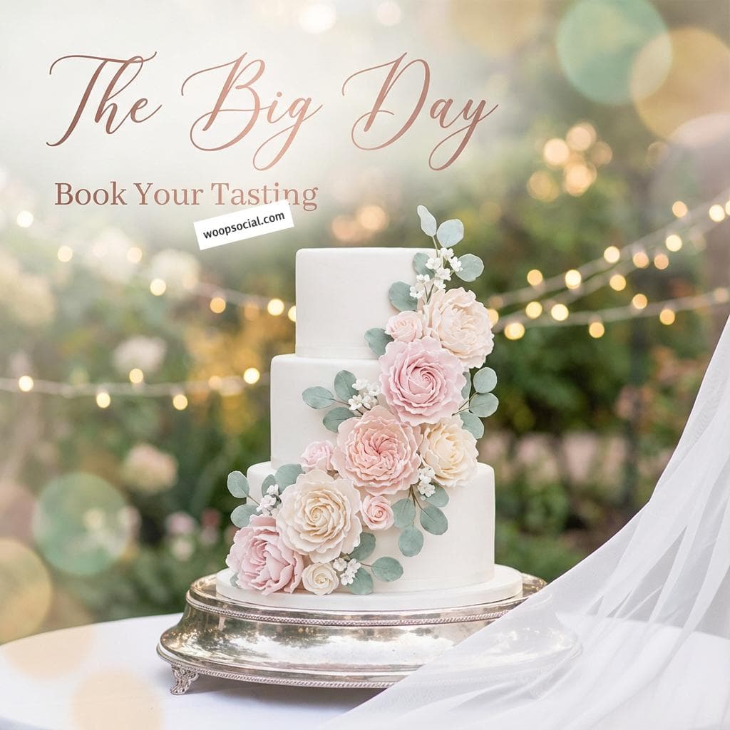 Soft Floral Wedding Cake