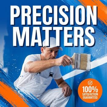 Action Shot Professional Painter