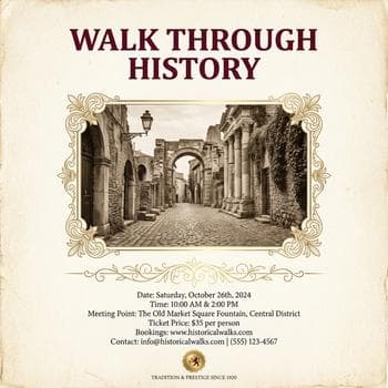 Ancient Heritage Walking Tour Design