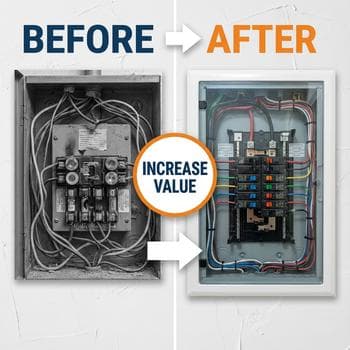 Before and After Panel Upgrade