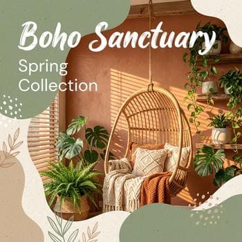 Boho Chic Rattan Oasis