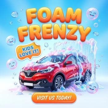 Bubble Pop Foam Party