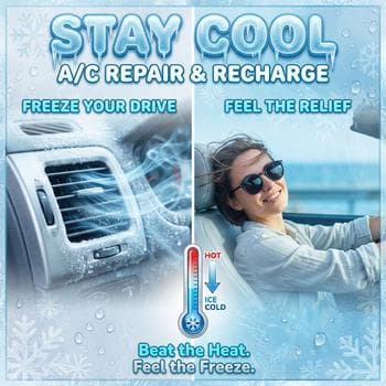 Cool Air Conditioning Service Flyer
