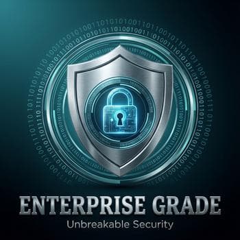 Cybernetic Shield Security Emblem