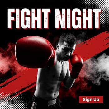 Dynamic Red Boxing Promo