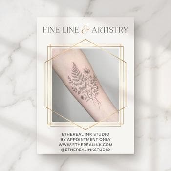 Elegant Fine Line Minimalist