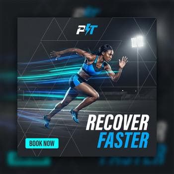 Elite Athlete Sports Recovery Flyer